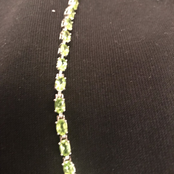 Jewelry Peridot Tennis Bracelet Sterling Poshmark
